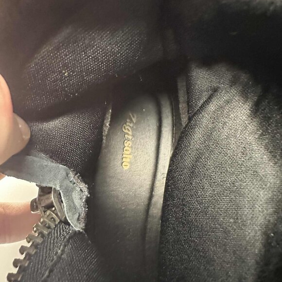 Zigi Soho “Mixer” Distressed Dark Grey Leather Tall Boots – Size 9 - Picture 13 of 13